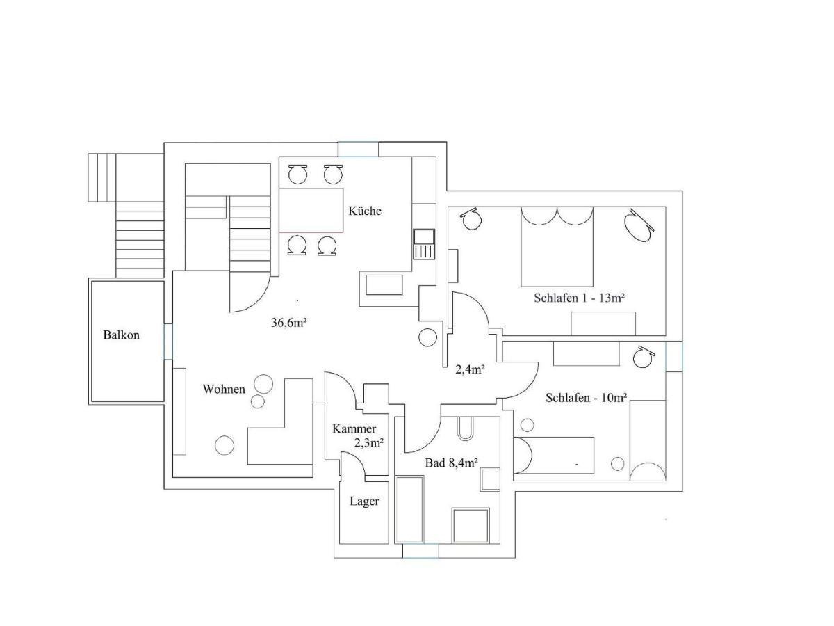 דירות Frielendorf Haus Mariechen מראה חיצוני תמונה